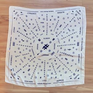 100% Silk Scarf NWOT